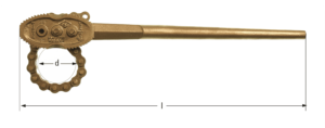 Chain pipe wrench