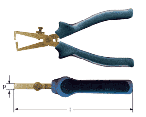 Wire stripping pliers