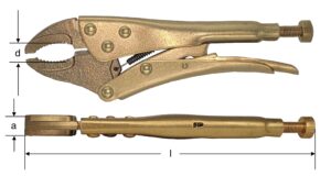 Wide jaw locking Pliers