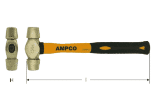 Double face machinist's hammer